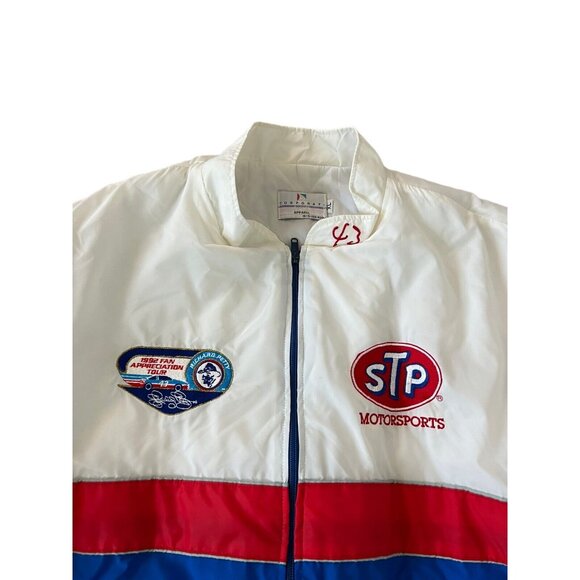 Tommy Apparel Mens Bomber Jacket Multicolor Size XL STP Motorsport Richard Petty - Picture 4 of 8